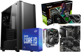 GeForce RTX 3070 と Core i9 10900KF に AS500 と 黒鴉 JAX-03W に Windows 10 Home 20万円台 自作PC構成 #0