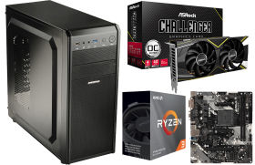 Radeon RX 5500 XT 8GB と Ryzen 3 3100 に A320 マザー と Fulmo Q 5万円台 自作PC構成 #0