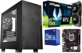 GeForce RTX 3060 Ti と Core i5 10400F に Versa H18 10万円台 自作PC構成 #0