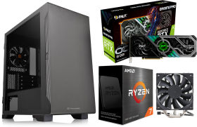 GeForce RTX 3070 と Ryzen 7 5800X に GRATIFY3 と S100 TG 20万円台 自作PC構成