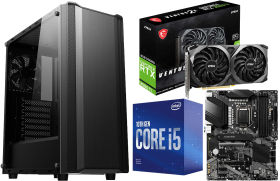 GeForce RTX 3060 Ti と Core i5 10400F に Z490 マザー と 黒鴉 JAX-03W 13万円台 自作PC構成 #0